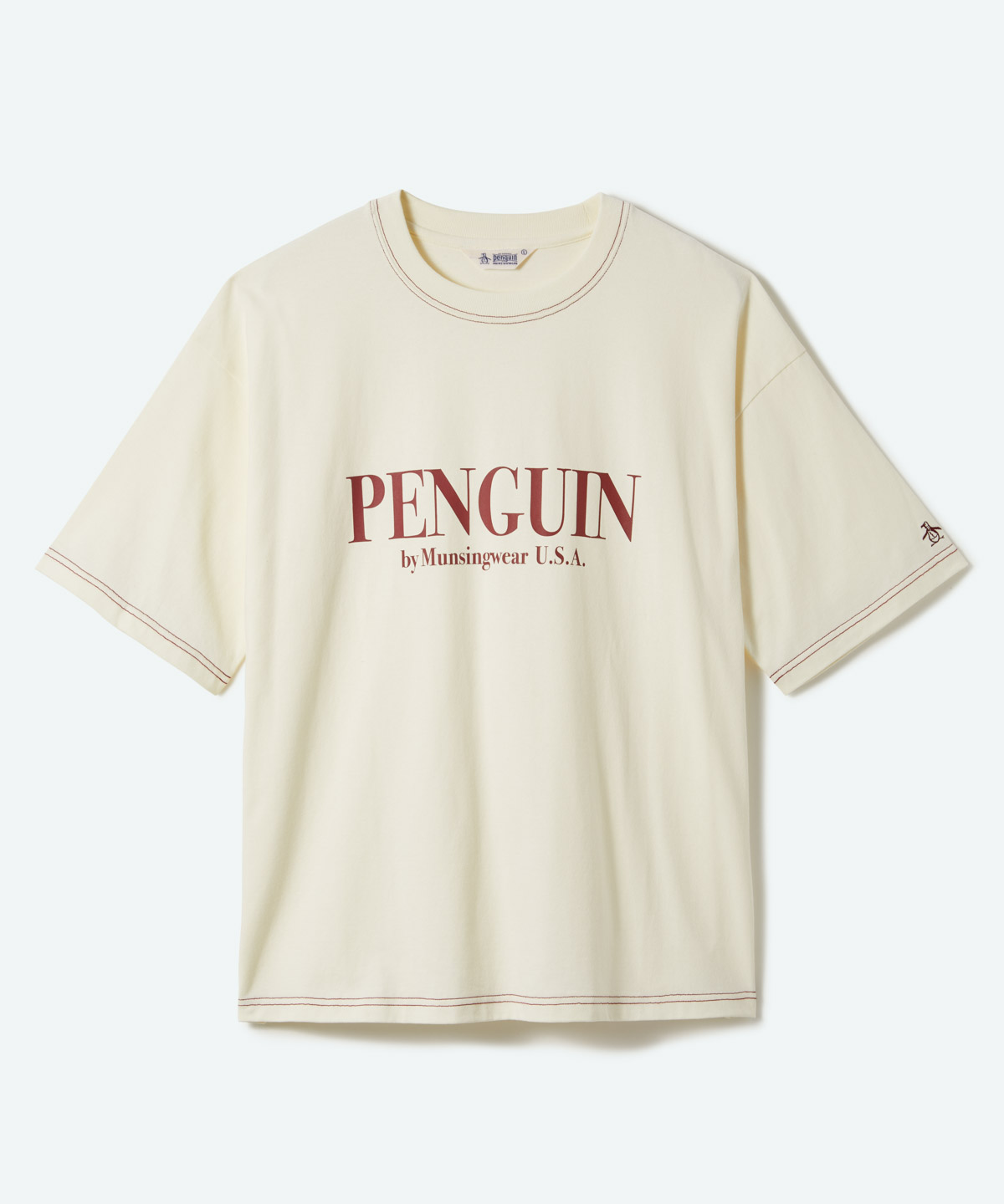 サイズ：M PENGUIN  ペンギン by Munsing wear ×Clubhaus 半袖 ニットカーディガン  ブラック系 [240101489827] ゴルフウェア メンズ ストスト サイズ：M PENGUIN ペンギン by Munsing wear ×Clubhaus 半袖