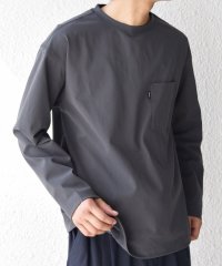 SHIPS any MEN/SHIPS any: SORONA(R) ストレッチ ジャージー スピンドル ポケット Tシャツ (ロンT)◆/508423881
