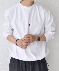 SHIPS any MEN/SHIPS any: SORONA(R) ストレッチ ジャージー スピンドル ポケット Tシャツ (ロンT)◆/508423881
