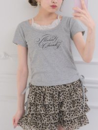 Emsexcite/エムズエキサイト ems excite ロゴプリントキャミレイヤードTEE/508423949