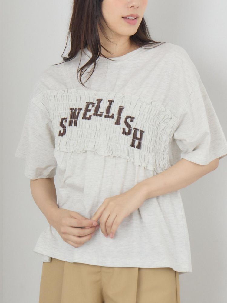 レトロガール RETRO GIRL シャーリング切替TEE(508423951