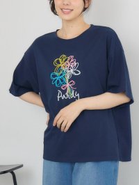 RETRO GIRL/レトロガール RETRO GIRL 花刺繍BIGTEE/508423953