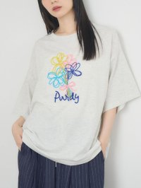 RETRO GIRL/レトロガール RETRO GIRL 花刺繍BIGTEE/508423953
