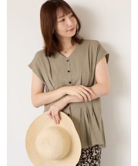 Te chichi TERRASSE/テチチ テラス Te chichi TERRASSE ウエストタックVネックブラウス/508423978