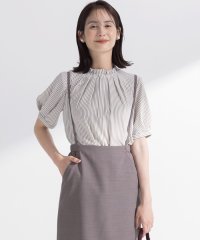 KUMIKYOKU(S SIZE)/ライトデシンフリル襟 ブラウス/508424872