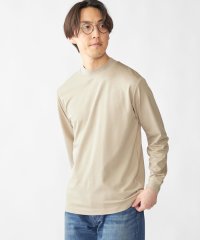 SHIPS MEN/【WEB限定】SHIPS: ポンチ モックネック ロングスリーブ Tシャツ/508425228