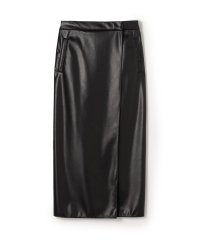 Ballsey/レザーライククロス ラップマキシスカート/508425230