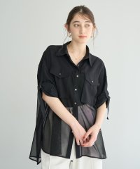 YECCA VECCA/イェッカ ヴェッカ YECCA VECCA メッシュMIXデザインシャツ(2)/508425285