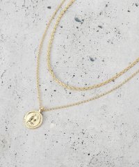 THE SHOP TK(Women)/ザ ショップ ティーケー (ウィメン) THE SHOP TK(Women) コインチェーン2WAYショートネックレス/508425314
