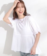 SHOO・LA・RUE　DRESKIP/シューラルー／ドレスキップ SHOO・LA・RUE/DRESKIP ペプラムブラウス/508425338