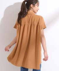 SHOO・LA・RUE/シューラルー SHOO・LA・RUE さらりとしたタッチが心地よいAラインバックギャザーブラウス/508425377