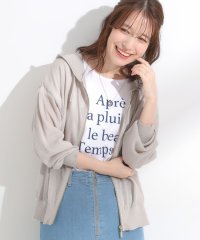 SHOO・LA・RUE　DRESKIP/シューラルー／ドレスキップ SHOO・LA・RUE/DRESKIP シアーニットパーカー/508425408