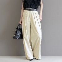 Aletta vita/アレッタ ヴィータ Aletta vita シワ加工ツータックトラウザーパンツ/508425575