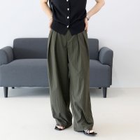 Aletta vita/アレッタ ヴィータ Aletta vita シワ加工ツータックトラウザーパンツ/508425575