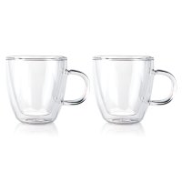 boduｍ/ボダム bodum マグカップ ダブルウォールマグ 2点セット 150ml 軽量 保温 保冷 BISTRO クリア 10602－10 【返品不可商品】/508425583