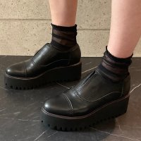 ALL BLACK/オールブラック ALL BLACK 【厚底/本革/軽量】トラッドシューズ/508425811