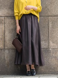 LAUTREAMONT/ロートレアモン LAUTREAMONT シアーブライト リバーシブルスカート≪手洗い可能≫/508425963