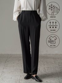 la.f…(Lsize)/ラ エフ エルサイズ la.f…(Lsize) 【大きいサイズ】【旅楽シリーズ】メランジツイルストレートパンツ≪洗濯機で洗える≫/508425967