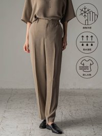 la.f…(Lsize)/ラ エフ エルサイズ la.f…(Lsize) 【大きいサイズ】【旅楽シリーズ】メランジツイルストレートパンツ≪洗濯機で洗える≫/508425967