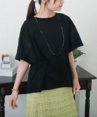 libelle more/リベル モア libelle more 〈接触冷感〉バイオシルケット肩切替ドルマンプルオーバー/508425973