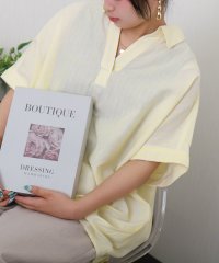 libelle more/リベル モア libelle more 【抗菌・UVカット・吸水速乾】「やわさらリネン」ストライプスキッパーシャツ/508425975