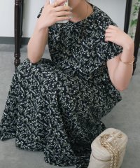 libelle more/リベル モア libelle more 花柄フレンチスリーブワンピース/508425976