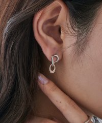 MAISON BREEZE/メゾンブリーズ MAISON BREEZE ピアス Combination Metal ニッケルフリー メタル 変形 オーバル チェーン OSWY/508425985