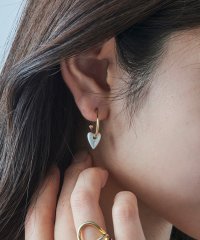 MAGASIN DE MODE Chou Chou/マガジンデモードシュシュ MAGASIN DE MODE Chou Chou ピアス Combination Metal メタル ハート チタンポスト C型 ミ/508425994