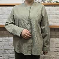 AL･DI･LA/アルディラ AL・DI・LA ［洗える］ストライプタックフリルブラウス/508426011