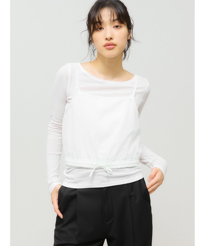 MIDIUMISOLID for Ladies キャミソールトップスアンサンブル