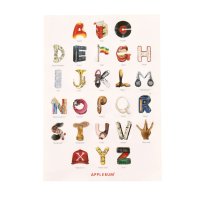 APPLEBUM/アップルバム APPLEBUM “アルファベット” A4 ステッカー（“Alphabet” A4 Sticker）/508426352