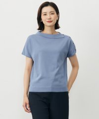 J.PRESS LADIES（LARGE SIZE）/【洗える】COTTON POLYESTER 襟付き ニット/508426582
