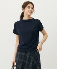 J.PRESS LADIES（LARGE SIZE）/【洗える】COTTON POLYESTER 襟付き ニット/508426582