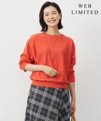 J.PRESS LADIES（LARGE SIZE）/【WEB限定カラーあり・洗える】COTTON POLYESTER ドルマンスリーブ ニット/508426583