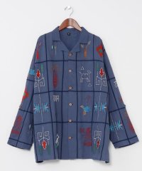 CAYHANE/チャイハネ チャイハネ ラジャラン刺繍メンズシャツ/508426641