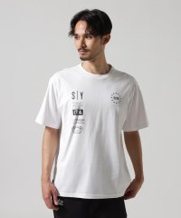 RoyalFlash/SY32 by SWEET YEARS/エスワイサーティトゥ バイ スィートイヤーズ/MULTI LOGO GRAPHIC TEE/508427011