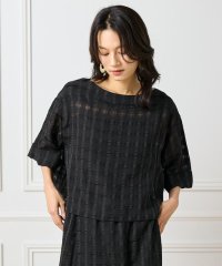 INED/イネド INED 《大きいサイズ》シアーチェックブラウス/508427052