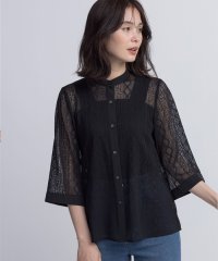 KUMIKYOKU（LARGE SIZE）/ラッセルレース ブラウス/508427730