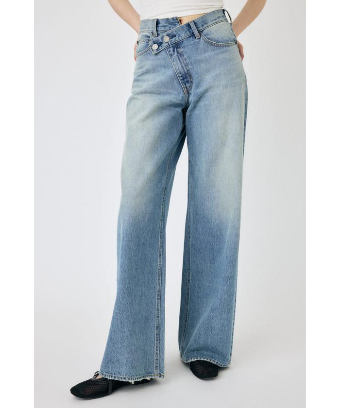 CROSS WAIST WIDE STRAIGHT(508287393) | マウジー(moussy) - d