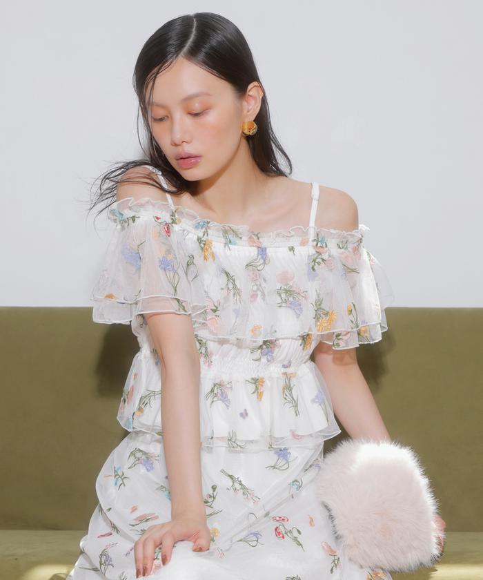 【新品・タグ付き】アンドクチュール クロップドニットフーディー AND COUTURE/トップス｜公式オンラインショップ｜バーンデストローズ