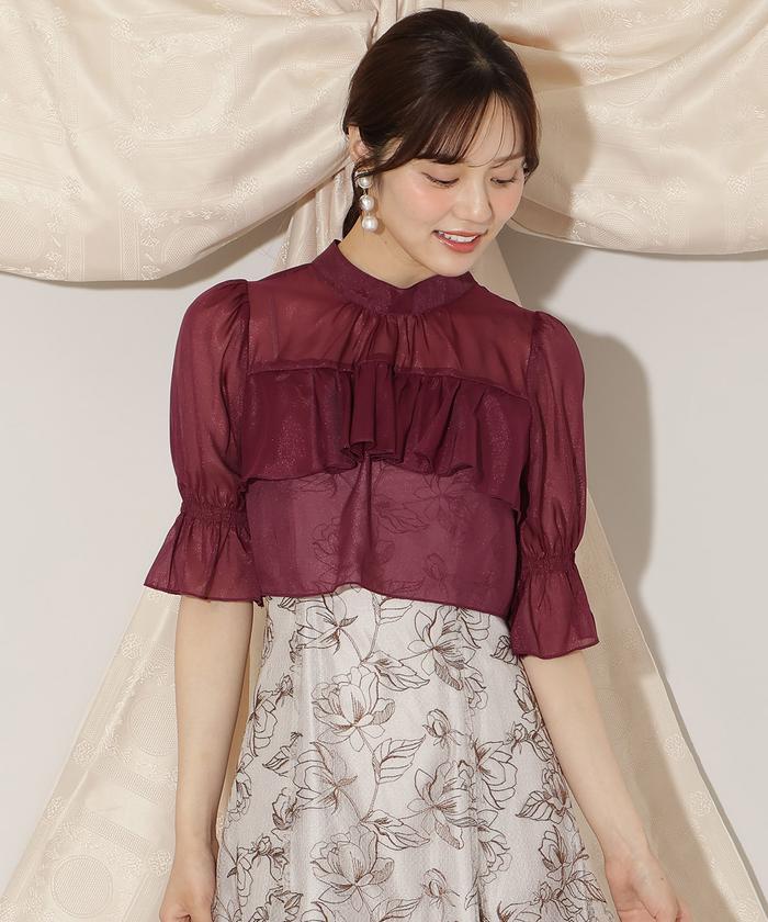 定価＄248✩.*˚1度着用のみ！DVFのシルクシフォンブラウス♡ 定価＄248✩.*˚1度着用のみ！DVFのシルクシフォンブラウス