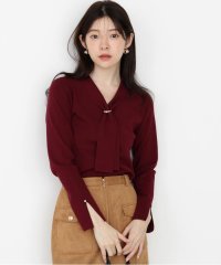 PROPORTION BODY DRESSING/パールリングボウタイニット/508428564