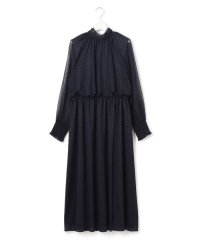 NIJYUSANKU（LARGE SIZE）/【APPLAUDIR】シアードットフロッキー ドレス/508429154