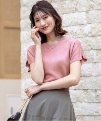 anySiS/【接触冷感・UVカット・洗える】ビューティクール フレンチ ニットＴ/508148562