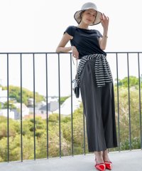 anySiS/【ストレッチ・接触冷感・撥水・UVカット・洗える】エアリーストレッチ ワイドパンツ/508152507