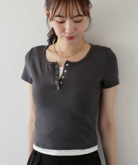 BLUEEAST/ブルーイースト BLUEEAST ヘンリーネック半袖Tシャツ/508200156
