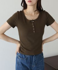 BLUEEAST/ブルーイースト BLUEEAST ヘンリーネック半袖Tシャツ/508200156