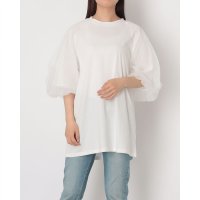 STYLEBLOCK/スタイルブロック STYLEBLOCK 天竺チュールバルーンスリーブTシャツ/508275178