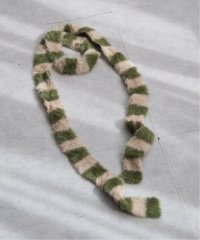 VENCE　EXCHANGE/ボーダーシャギーニットスリムマフラー/508389361