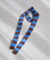 VENCE　EXCHANGE/ボーダーシャギーニットスリムマフラー/508389361